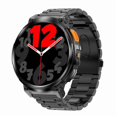 Smartwatch Gravity GT23-1: Elegancja ze stali i silikonu