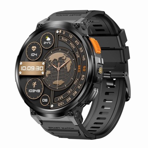Smartwatch Gravity GT23-1: Elegancja ze stali i silikonu