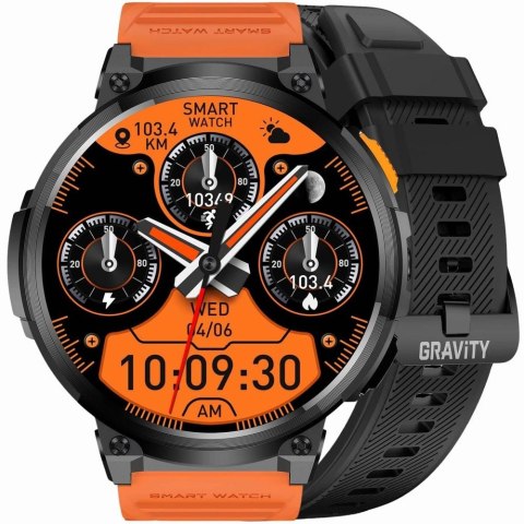 Smartwatch Gravity GT23-3: Sportowy design i funkcjonalność