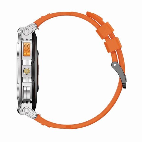 Smartwatch Gravity GT23-4: Srebrna obudowa i zestaw pasków