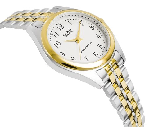 Zegarek Damski Casio LTP-1129G-7BRDF - Stalowy Styl z Złotem