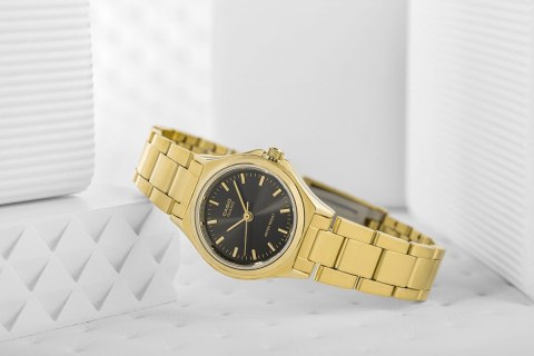 Zegarek Damski Casio LTP-1130N-1ARDF - Szyk w Złotej Odsłonie