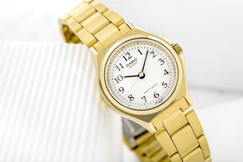 Zegarek Damski Casio LTP-1130N-7BRDF - Złoty Minimalizm