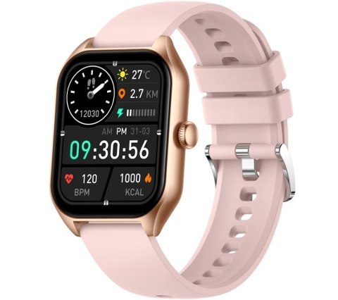 Smartwatch Damski Rubicon RNCF03-5 Różowe Złoto + Pasek