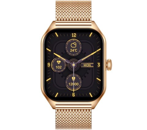 Smartwatch Damski Rubicon RNCF03-5 Różowe Złoto + Pasek