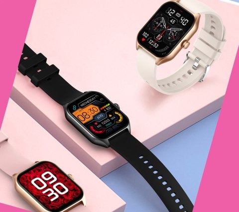 Smartwatch Damski Rubicon RNCF03-5 Różowe Złoto + Pasek