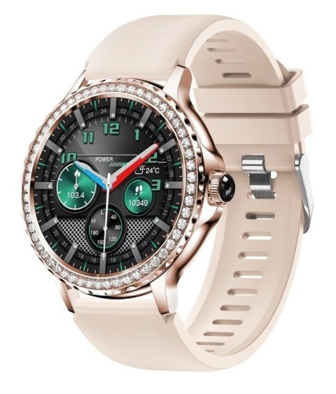 Smartwatch Damski Rubicon RNCF19-1 Złoty Bransoleta + Pasek