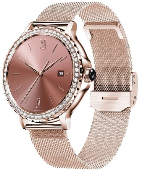 Smartwatch Damski Rubicon RNCF19-1 Złoty Bransoleta + Pasek