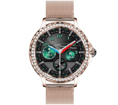Smartwatch Damski Rubicon RNCF19-1 Złoty Bransoleta + Pasek