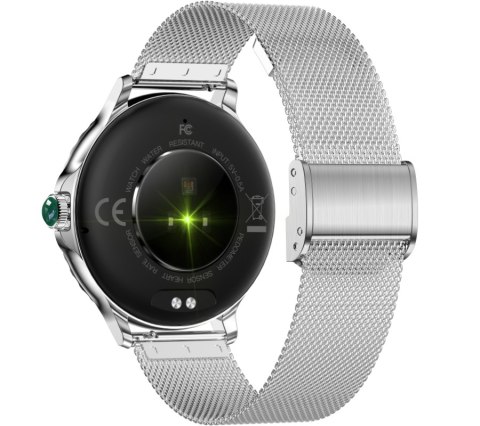 Smartwatch Damski Rubicon RNCF19-1 Srebrny Bransoleta + Pasek
