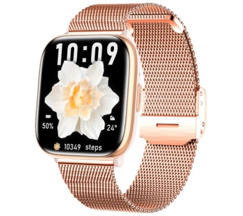 Smartwatch Damski Rubicon RNCF31 Rose Gold + 2 Paski
