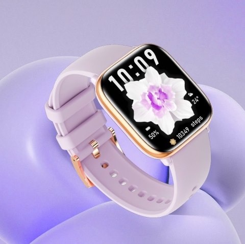 Smartwatch Damski Rubicon RNCF31 Rose Gold + 2 Paski