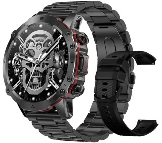 Smartwatch Męski Rubicon RNCF18 Set Czarny Bransoleta+Pasek