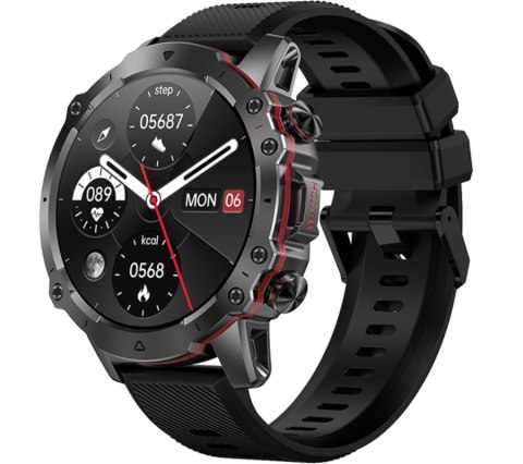 Smartwatch Męski Rubicon RNCF18 Set Czarny Bransoleta+Pasek