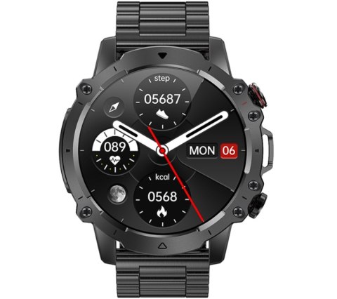 Smartwatch Męski Rubicon RNCF18 Set Czarny Bransoleta+Pasek