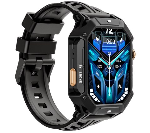 Smartwatch Męski Rubicon RNCF24 Black AMOLED HD