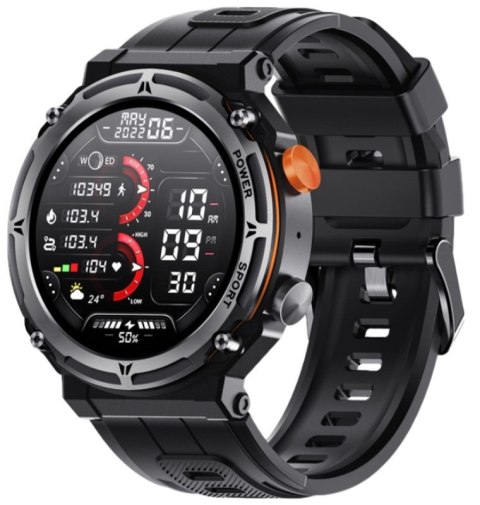 Smartwatch Męski Rubicon RNCF25 Black Bluetooth Call