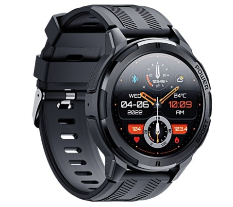 Smartwatch Męski Rubicon RNCF26 Black AMOLED 1.43"