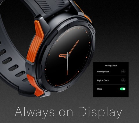 Smartwatch Męski Rubicon RNCF26 Black AMOLED 1.43"