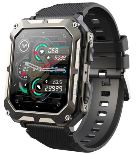Smartwatch Męski Rubicon RNCF27 Bluetooth Call Czarny