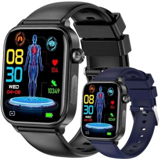 Smartwatch Rubicon RNCF33 EKG Termometr + Pasek Granatowy