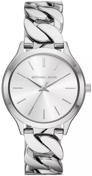 Zegarek Damski Michael Kors Slim Runway MK7474 Srebrny