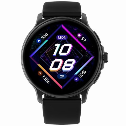 Smartwatch damski Gravity GT12-1 - czarny z bransoletą i paskiem