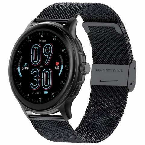 Smartwatch damski Gravity GT12-2 - granatowy z bransoletą