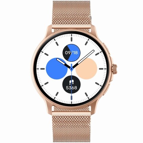 Smartwatch Damski Gravity GT12-5 Szary z Paskiem i Bransoletą