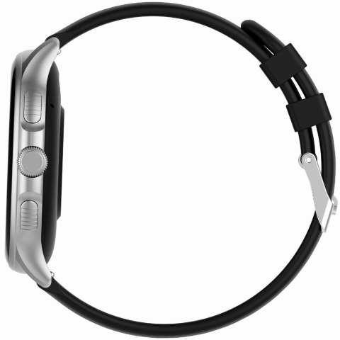 Smartwatch Damski Gravity GT12-7 Czarny + Srebrna Bransoleta