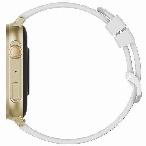 Smartwatch Damski GRAVITY GT15-10 Biały + Złota Bransoleta