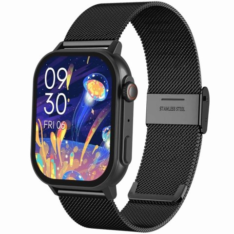Smartwatch Damski Gravity GT15-12 Granatowy + Bransoleta Mesh
