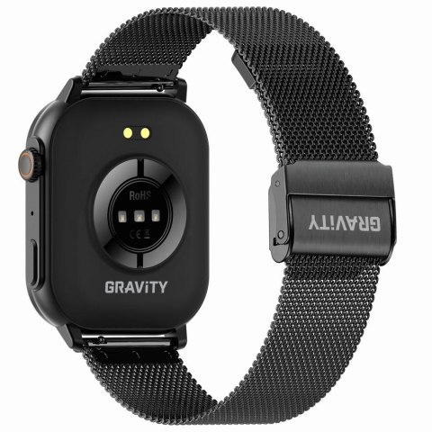 Smartwatch Damski Gravity GT15-12 Granatowy + Bransoleta Mesh