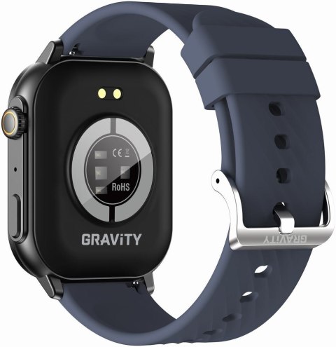 Smartwatch Damski Gravity GT15-12 Granatowy + Bransoleta Mesh
