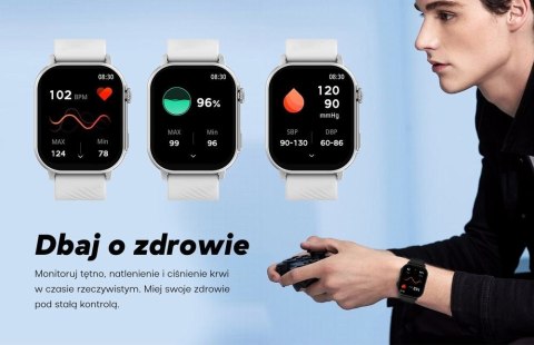 Smartwatch Damski Gravity GT15-12 Granatowy + Bransoleta Mesh