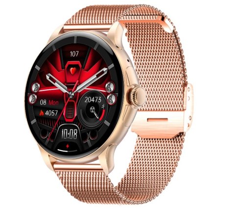 Smartwatch Damski Rubicon RNCF35 Rose Gold - Zestaw 2w1