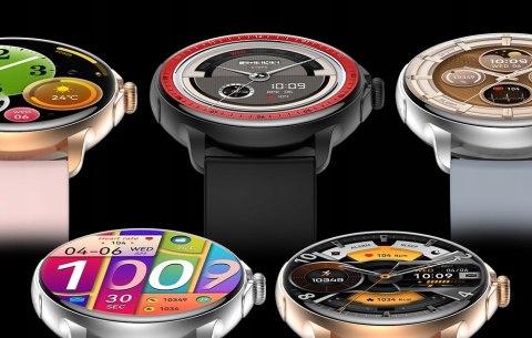 Smartwatch Damski Rubicon RNCF35 Silver - Bransoleta + Pasek