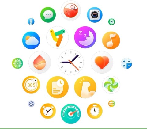 Smartwatch Damski Rubicon RNCF35 Silver - Bransoleta + Pasek