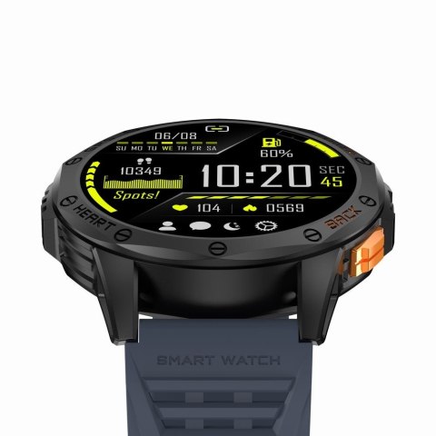 Smartwatch Męski Gravity GT24-1 GPS - Zestaw 2 Pasków Silikonowych