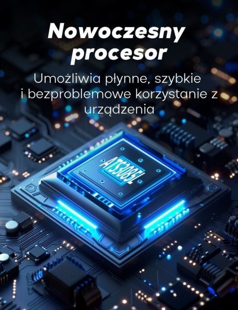 Smartwatch Gravity GT24-2 GPS AMOLED (Czarny + Biały Pasek)