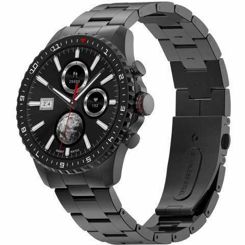 Smartwatch Męski GRAVITY GT16-2 Black z bransoletą