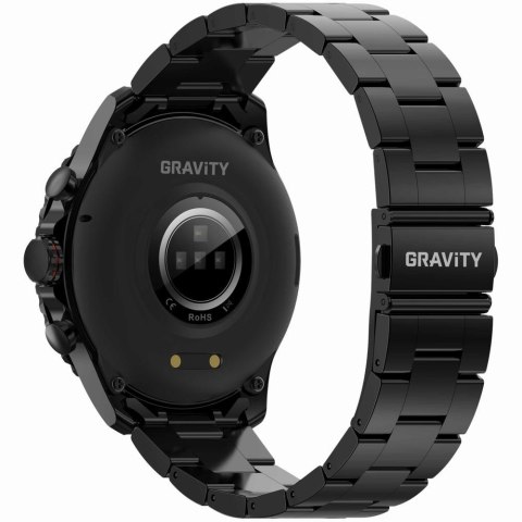 Smartwatch Męski GRAVITY GT16-2 Black z bransoletą
