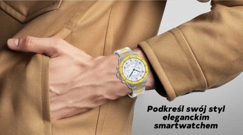 Smartwatch Męski GRAVITY GT16-2 Black z bransoletą