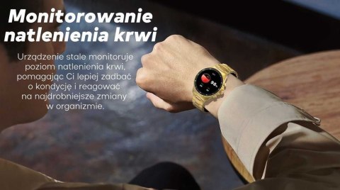 Smartwatch Męski GRAVITY GT16-2 Black z bransoletą