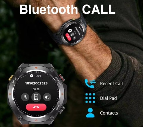 Smartwatch Sportowy Rubicon RNCF37 z GPS i Baterią 650mAh
