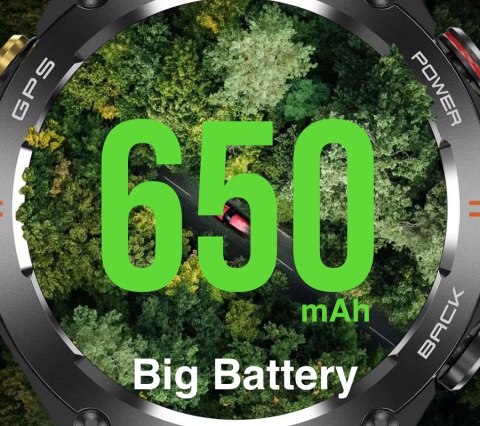 Smartwatch Sportowy Rubicon RNCF37 z GPS i Baterią 650mAh