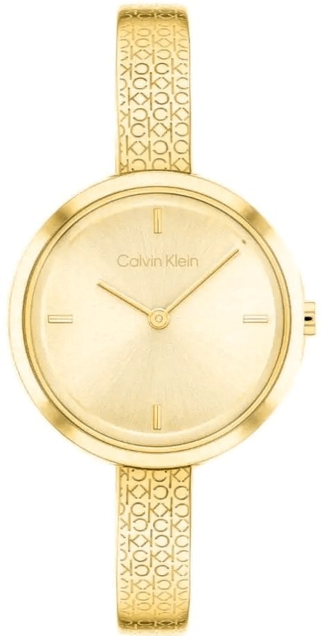 Zegarek Damski Calvin Klein Iconic 25200182 Złoty Bangle