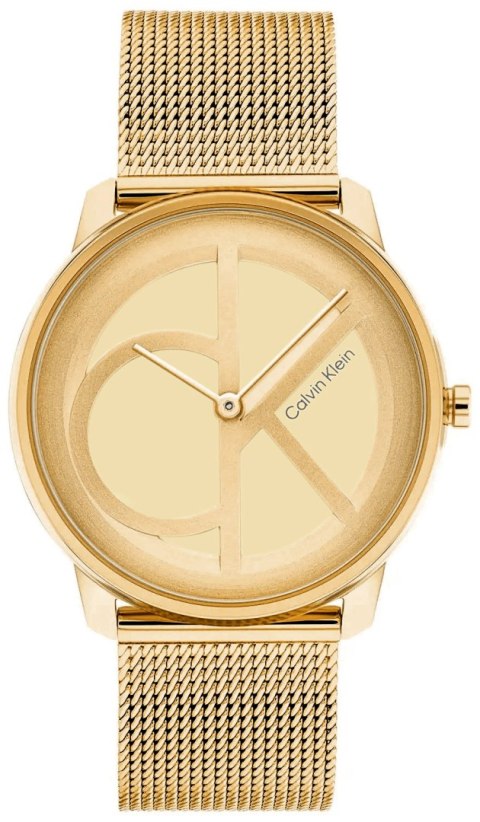 Zegarek Damski Calvin Klein Iconic Mesh Złoty 25200034