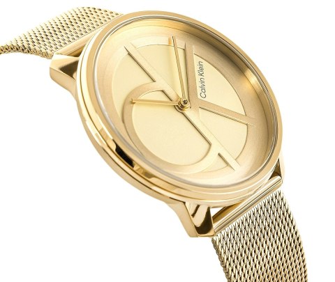Zegarek Damski Calvin Klein Iconic Mesh Złoty 25200034