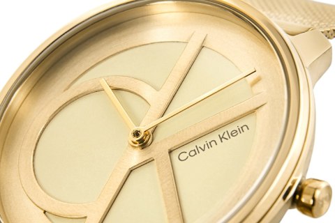 Zegarek Damski Calvin Klein Iconic Mesh Złoty 25200034